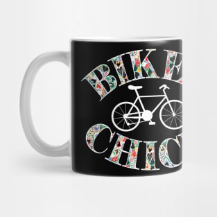 Biker Chick White Bike Mug